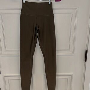 ALO Yoga High-Waisted khaki Brown Leggings